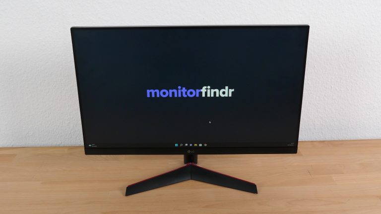 LG 24GN600-B front Monitorfindr logo